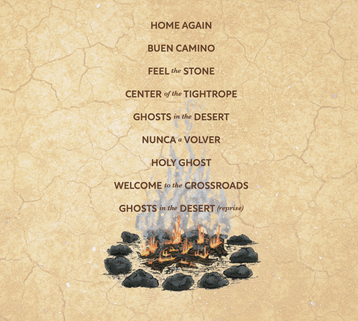 Album Cover: Justin McFarland - Ghosts in the Desert (Reverse)