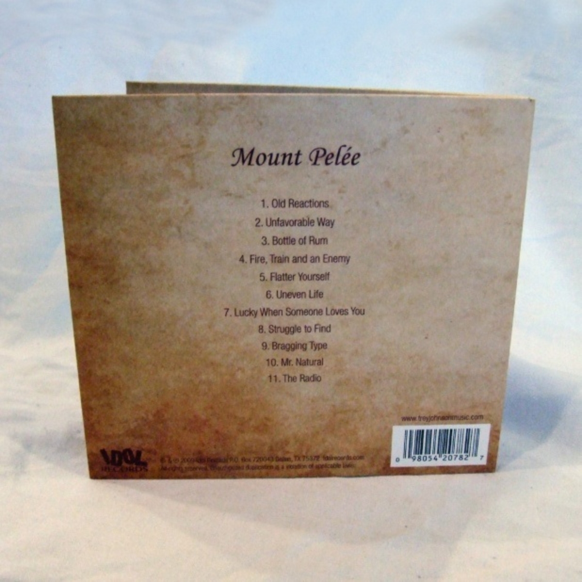 Album Cover: Trey Johnson - Mount Pelée - Reverse